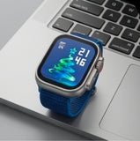 Smartwatch T800 Ultra 49mm Dunkelblau NEU & OVP, Fitness, Herzfrequenz, SpO2, Anruf, Fitness, ÖZENSAAT