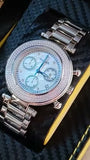 Wainer WA.11077-D Damenuhr Chronograph Swiss Made Saphirglas Swarovski ÖZEN SAAT