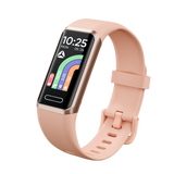Fitness Armband Sportuhr Smartwatch mit AMOLED Display Rosa / Schwarz Neu