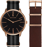 Pierre Cardin PC106991F16 Herrenuhr – Roségold/Schwarz – Edel & Stilvoll