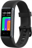Fitness Armband Sportuhr Smartwatch mit AMOLED Display Rosa / Schwarz Neu