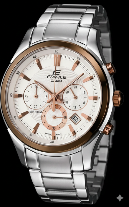 Casio EDIFICE EF-530P-7AVDF Chronograph, NEU, Luxuriöses Design ÖZENSAAT