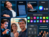 2026 Smartwatch Herren EKG Blutdruck Blutzucker Herzfrequenz Fitnessuhr IP68