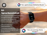 Smartwatch Damen mit Telefonfunktion 1.85" Fitness Uhr Pulsuhr Schlafmonitor Neu