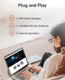 LT400 4G LTE Router mit SIM-Kartensteckplatz – 300 Mbps WLAN & VPN