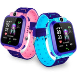 Kinderuhr Blau mit Standortbestimmung, SOS & Kamera - Smartuhr für Kinder