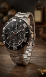 PACOMARINE PM51-0032 Chronograph Herrenuhr aus Edelstahl