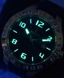 Festina Damenuhr F16582/3 Gold Swarovski Steine 38mm Schwarz Silikon