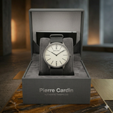 Pierre Cardin Armbanduhr La Gloire PC106991F15 Textilarmband Grau
