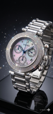 Wainer WA.11077-D Damenuhr Chronograph Swiss Made Saphirglas Swarovski ÖZEN SAAT