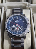 Casio Edifice EF-522D Herren Armbanduhr Chronograph NEU OVP Edelstahl Blau 100M