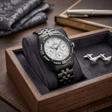Festina F16284/2 Damen Multifunktionsuhr – Schwarzes Edelstahl Design