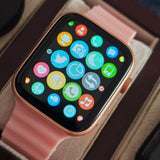 Smartwatch Fitnessuhr Laxasfit i8 Pro Max Nagelneu & OVP Schneller Versand, Rose