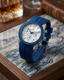 Burgmeister Herren Chronograph – Blau/Silber (Top-Zustand)