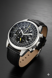 Burgmeister Melbourne BM505-122 Herrenuhr Quarz Analog Chronograph Leder OVP #ÖZENSAAT