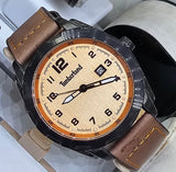 Timberland Herrenuhr Edelstahl & Lederarmband