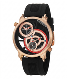 Stuhrling Original Eclipse Horizon 503 Herrenuhr 47mm Dual Time Roségold Neu OVP