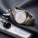 Pierre Cardin Damen/Herren Uhr Bicolor – Swiss Made & Saphirglas NEU