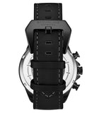 Stührling Original Volda 929 Aviator Chronograph Herrenuhr Schwarz Leder 45mm
