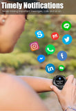 Smartwatch Herren mit Telefonfunktion 1,3" HD Voll Touchscreen Uhren Fitnessuhr Aktivitätstracker Armbanduhr mit Herzfrequenz Schlafmonitor Schrittzähler Fitness Tracker Smart Watch für Android iOS
