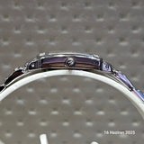 Hislon Damen-Edelstahl Uhr mit Swarovski Kristallen – Elegantes Accessoire