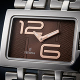 Festina F16300 Elegante Damen Armbanduhr Braun  Damenuhr