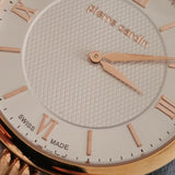 Pierre Cardin Damen/Herren Uhr Bicolor – Swiss Made & Saphirglas NEU