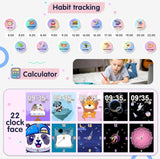 KiddoSmart Kinderuhr – Smartuhr mit SOS, Spielen & Kamera für Kinder 4-10 Jahre (Rosa)