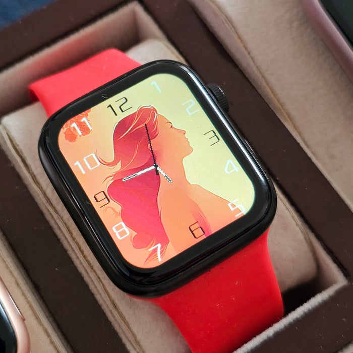 Smartwatch Laxasfit i8 Pro Max  - Brandneu & OVP, Rot