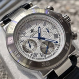 Beverly Hills Polo Club BH550-01 Herrenuhr – Chronograph mit Lederarmband