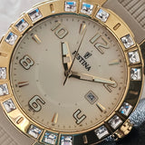 Festina F16582/2 Damen Armbanduhr Gold/Beige Neu & OVP ÖZENSAAT