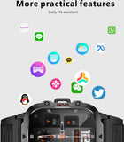 Smart Watch, 1,96" HD Touchscreen IP67 Fitness-Tracker Smartwatch, Herzfrequenz, Blutsauerstoff, Schlafmonitor, Smartwatch