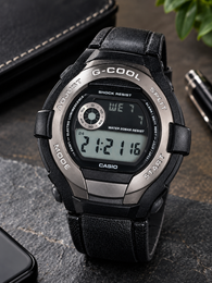 Casio G-Shock G-Cool GT-001P-1T Digitaluhr Schwarz Silber Neu