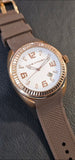 Dice Kayek Herren Armbanduhr Rosegold Braun Datum Mod. D.2246.1R
