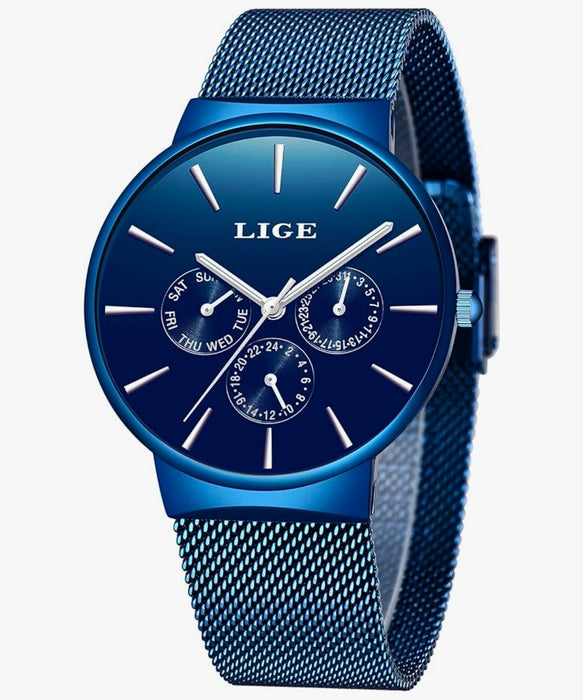 [Brand Name] Herrenuhr – Sportliche Quarz Uhr mit Edelstahlarmband