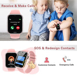 KiddoSmart Kinderuhr – Smartuhr mit SOS, Spielen & Kamera für Kinder 4-10 Jahre (Rosa)