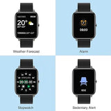 Smartwatch Herren Damen Fitness Tracker Uhr Pulsuhr Blutdruck SpO2 Sportuhr