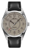 Lacoste Herrenuhr 2010634 – Quarzwerk, Edelstahl, Lederarmband