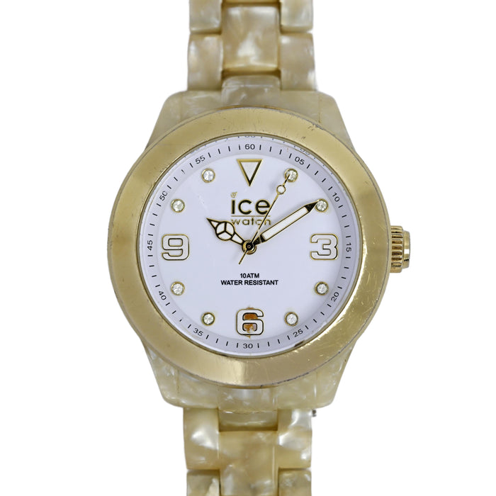 Ice Watch Unisex Uhr Keramik Weißes Zifferblatt