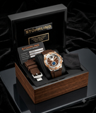 Stührling Tercel 220A Diver Herrenuhr Swiss Quartz 49mm Neu OVP