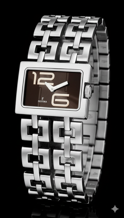 Festina Damenarmbanduhr F16300/2 Edelstahlgehäuse