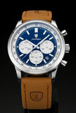 Edle Armbanduhr für Herren - Blaues Zifferblatt - Business Design #ÖZENSAAT
