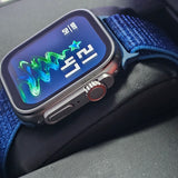 Smartwatch T800 Ultra 49mm Dunkelblau NEU & OVP, Fitness, Herzfrequenz, SpO2, Anruf, Fitness, ÖZENSAAT