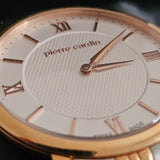 Pierre Cardin Damen/Herren Uhr Bicolor – Swiss Made & Saphirglas NEU