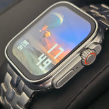 Smartwatch Telefonfunktion (Bluetooth Call), T800 Ultra 49mm NEU & OVP  Fitness-Tracker, Herzfrequenz, Schlafanalyse – Space Aluminum Case