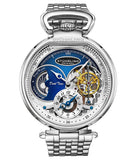 Stuhrling Modena Dual Time Automatik Uhr mit Mondphasenanzeige - 46mm