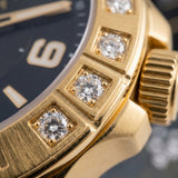 Festina Damenuhr F16582/3 Gold Swarovski Steine 38mm Schwarz Silikon
