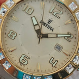 Festina F16582/2 Damen Armbanduhr Gold/Beige Neu & OVP ÖZENSAAT