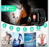 Smartwatch Herren Damen Fitness Tracker Uhr Pulsuhr Wasserdicht IP67 Neu OVP