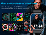 2026 Smartwatch Herren EKG Blutdruck Blutzucker Herzfrequenz Fitnessuhr IP68